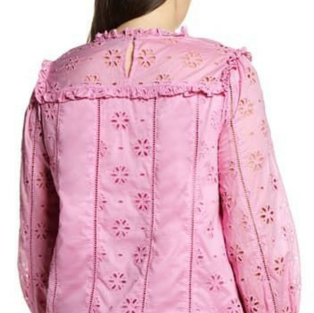 J. crew Ruffle Neck top - Picture 6 of 7